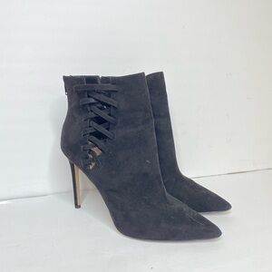 Aldo Ankle Tuxedo Black Booties